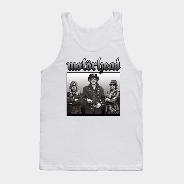 Motorhead Gradiient Black Tank Top by Pemandangan Kenangan 2000